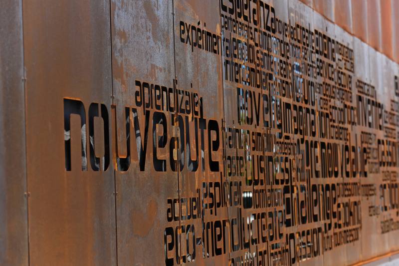 Façade en Corten
