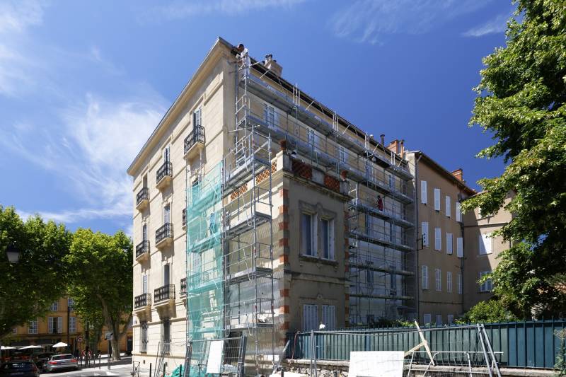 Travaux sur façades en pierres à Aix-en-Provence