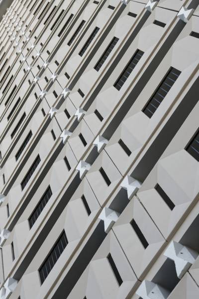 Ravalement de façade sur immeuble